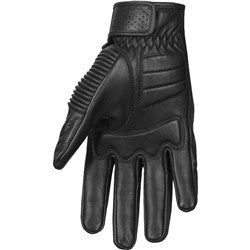 Highway 21 Trigger Leather Gloves - Black