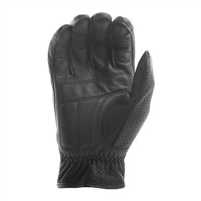 Highway 21 Jab Full Perforated Leather Gloves - Black