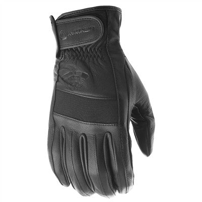Highway 21 Jab Full Leather Gloves - Black