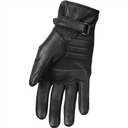 Highway 21 Womens Roulette Leather Gloves - Black
