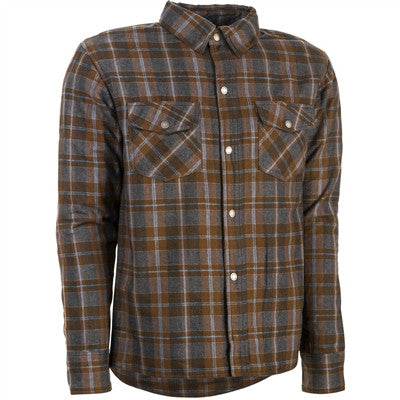 Highway 21 Marksman Riding Flannel - Brown/Tan