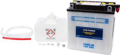 Fire Power 12V Standard Battery W/Acid Pack