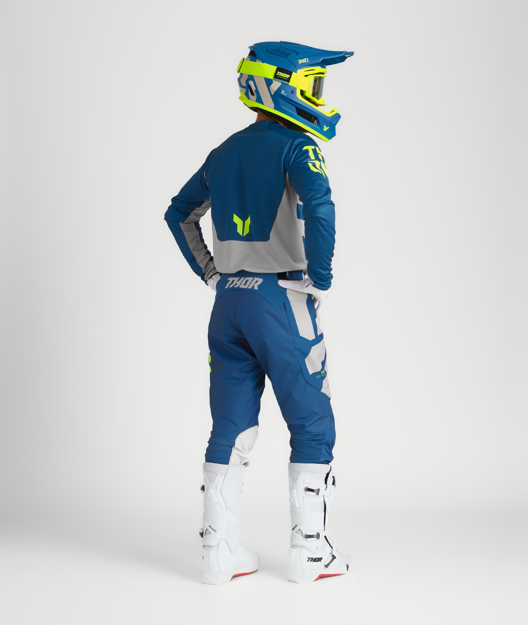 Thor 2025 LAUNCHMODE Forge Jersey Pant Combo Blue