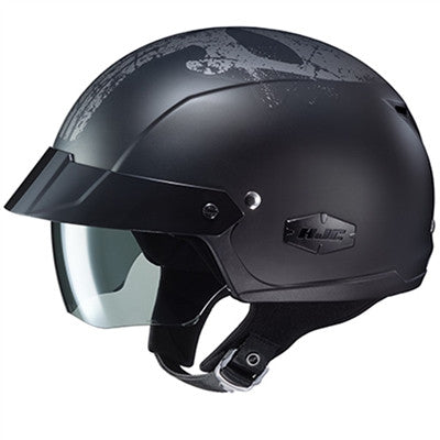 HJC IS-Cruiser Punisher MC-5SF Open-Face Helmet - Black