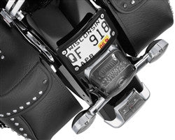 Kuryakyn Curved Laydown License Plate Mount With Frame