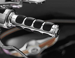 Kuryakyn Iso-Grips With Chrome Accent Rings