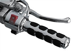 Kuryakyn Iso-Grips With Chrome Accent Rings