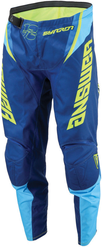 Answer Racing 2025 Syncron Envenom Jersey Pant Combo Blue/Hyper Acid