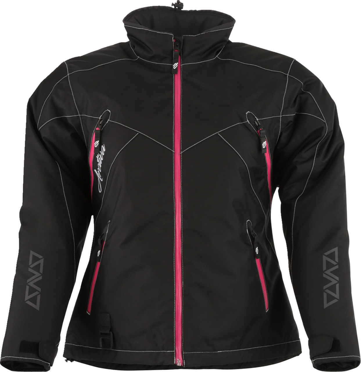 Arctiva Womens Pivot 6 Insulated Snow Jacket - Black/Pink
