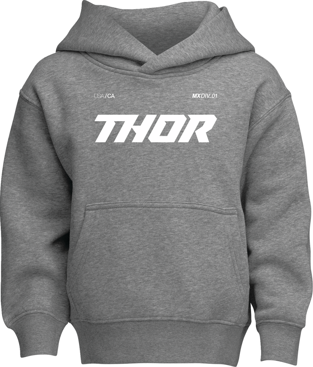 Thor Youth Brave Pullover Hoodie Heather Gray
