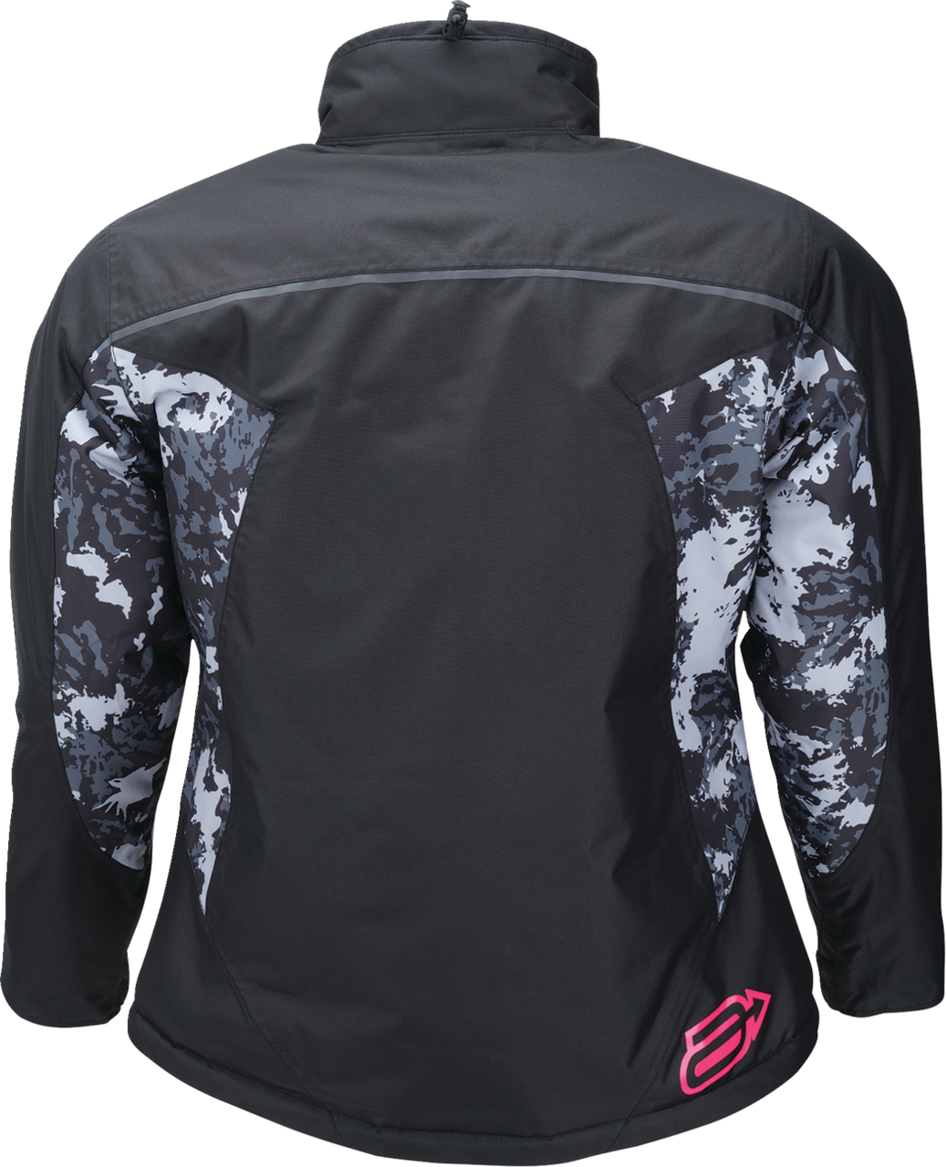 Arctiva Womens Pivot 7 Snow Jacket Black/Camo Gray/Pink