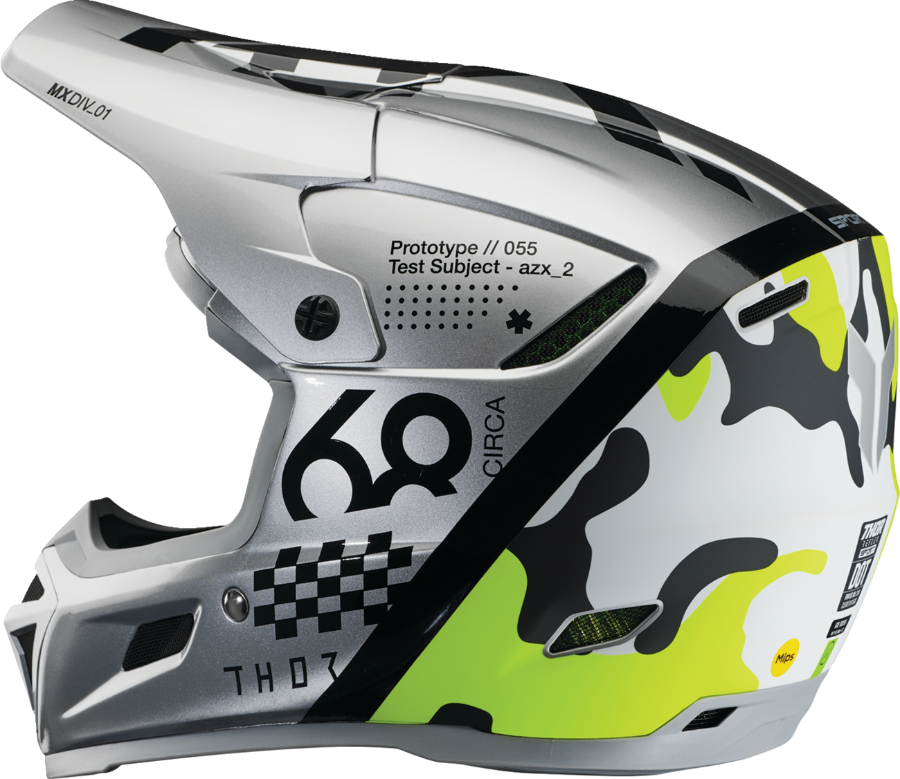 Thor Reflex Sport Helmet Riot MIPS Gray/Acid