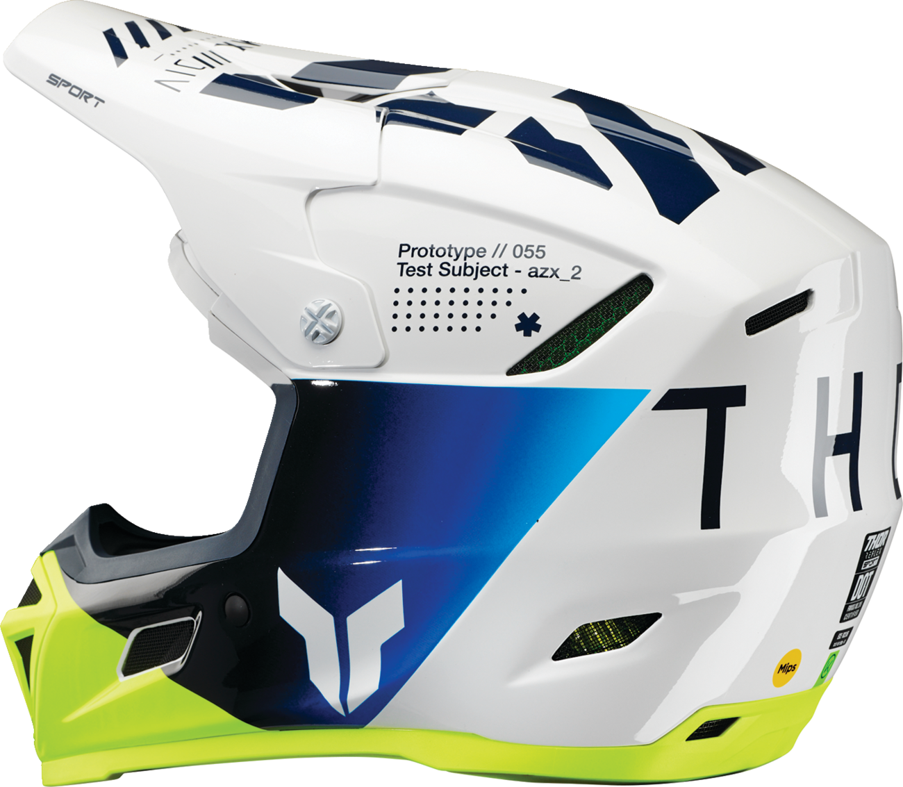 Thor Reflex Sport Helmet Strike MIPS Navy/Acid