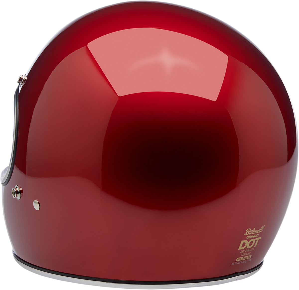 Biltwell Gringo Full Face Helmet Metallic Cherry Red