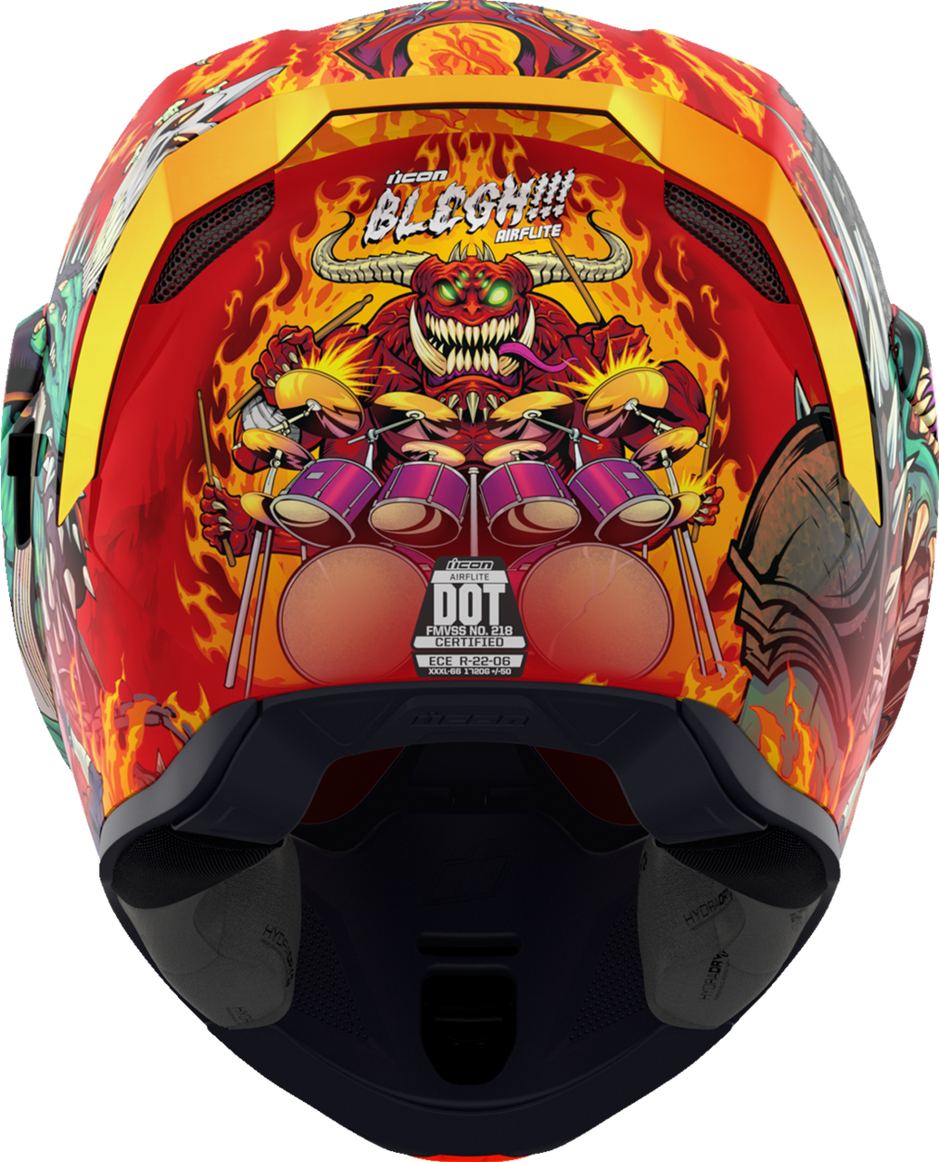 ICON Airflite Helmet Blegh MIPS Red
