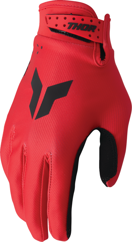 Thor 2025 Launchmode Gloves Red