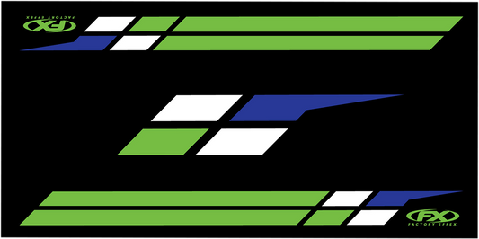Factory Effex Door Mat Green Kawasaki