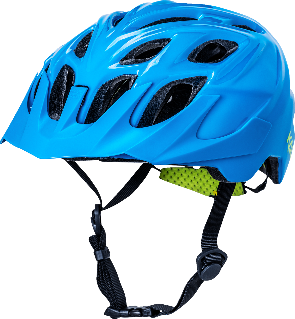 Kali Youth Chakra Solid Bicycle Helmet Gloss Blue