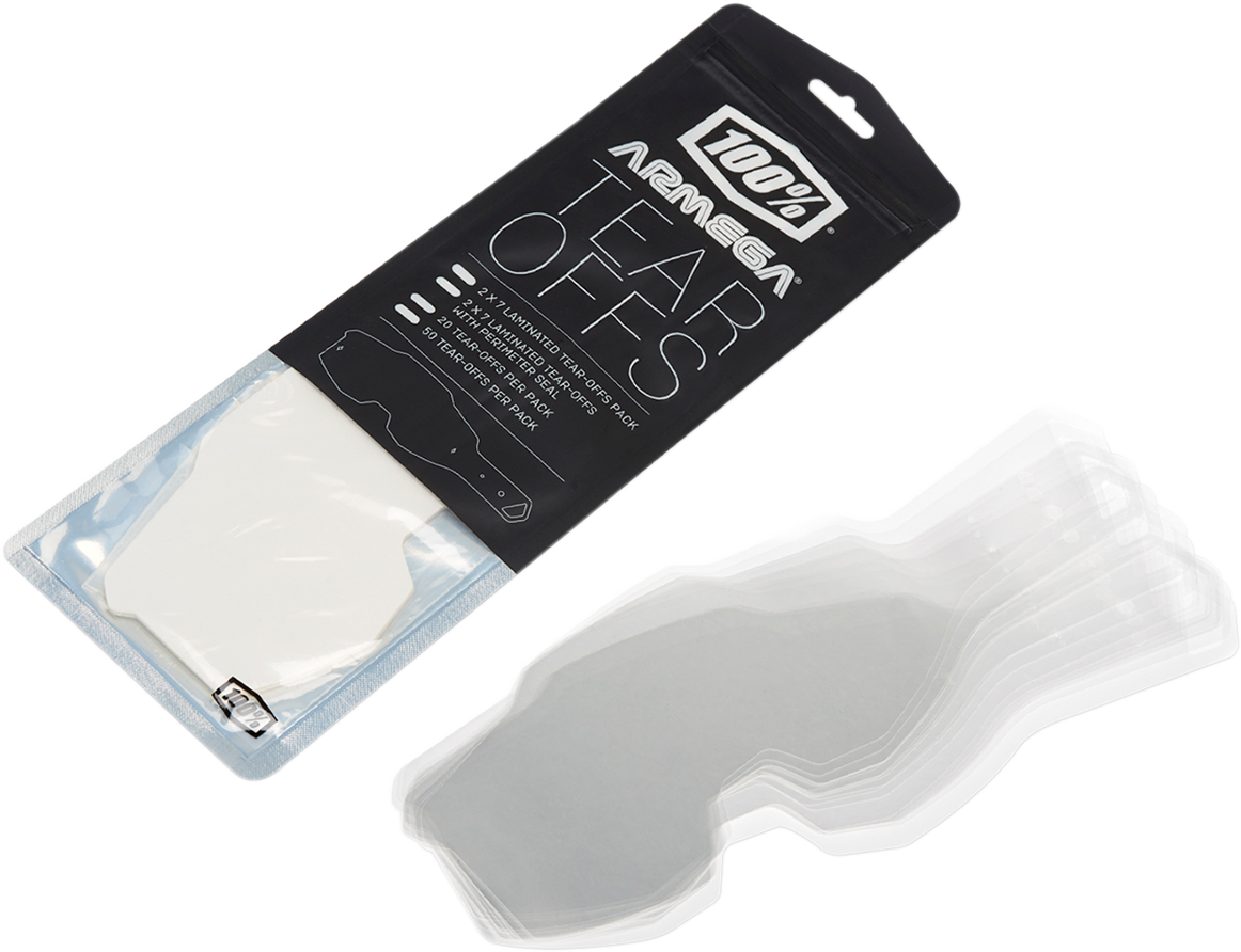 100% Armega Standard Tear-Offs 50 Pack