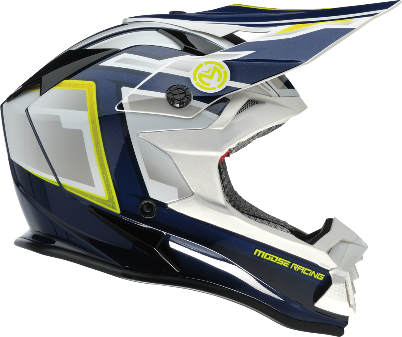 Moose Racing MR3 F.A.F Helmet White/Navy/Green