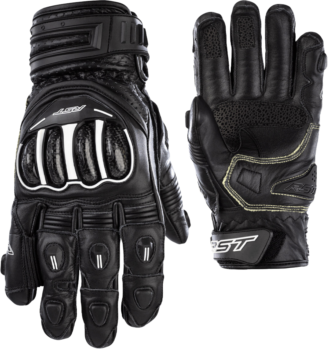 RST Tractech EVO 4 Short CE Gloves Black/Black/Black
