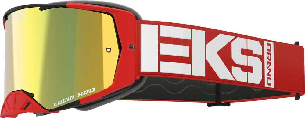 EKS BRAND - 067-12045 - LUCID CALIBER GOGGLE RED GOLD MIRROR LENS