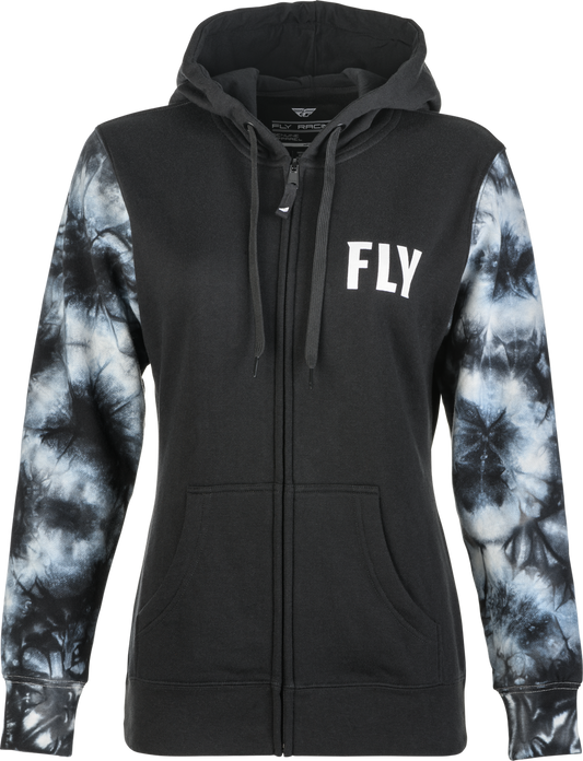 FLY Racing Womens Tie-Dye Zip Up Hoodie