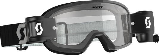 SCOTT - 272837-1001113 - YOUTH BUZZ MX PRO GOGGLE WFS BLACK/GREY W/CLEAR WORKS