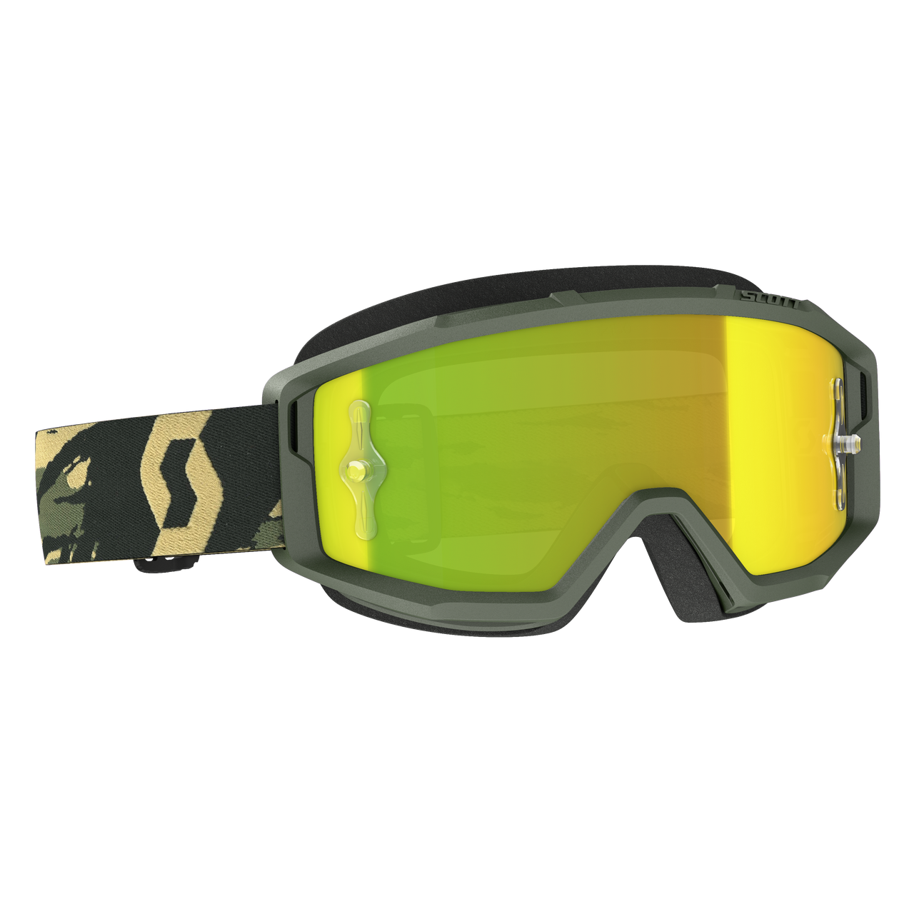 Scott Primal with Chrome Works Len Offroad Goggle