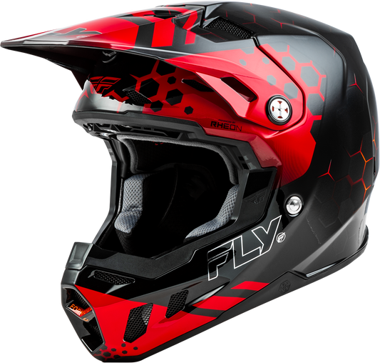 FLY Racing 2025 Formula CC Tektonic Helmet Black/Red/Orange
