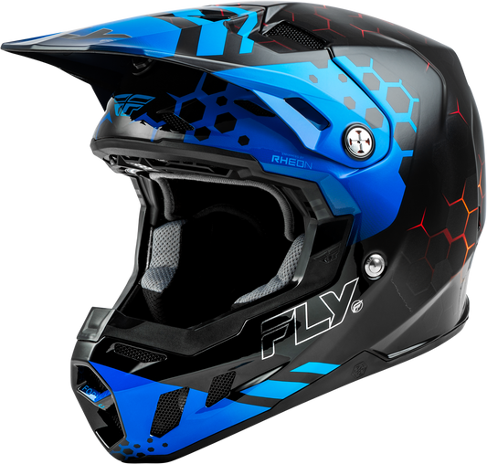 FLY Racing 2025 Formula CC Tektonic Helmet Black/Blue/Red