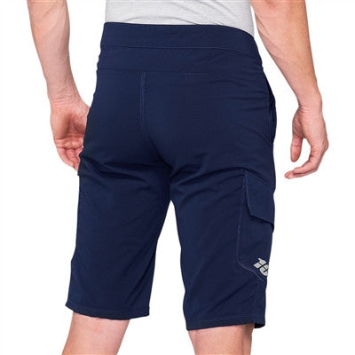 100% Ridecamp Bicycle Shorts - Navy