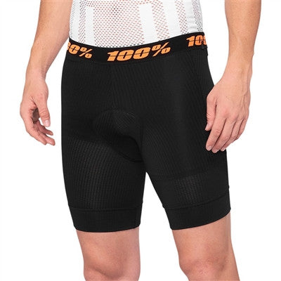 100% Crux Bicycle Short Liners - Black