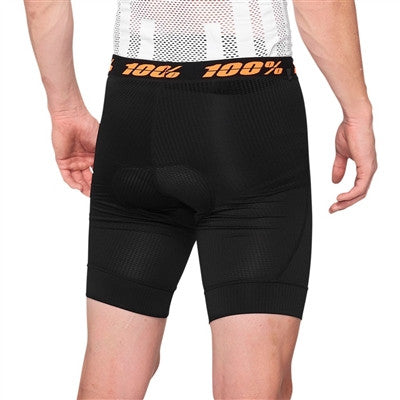 100% Crux Bicycle Short Liners - Black