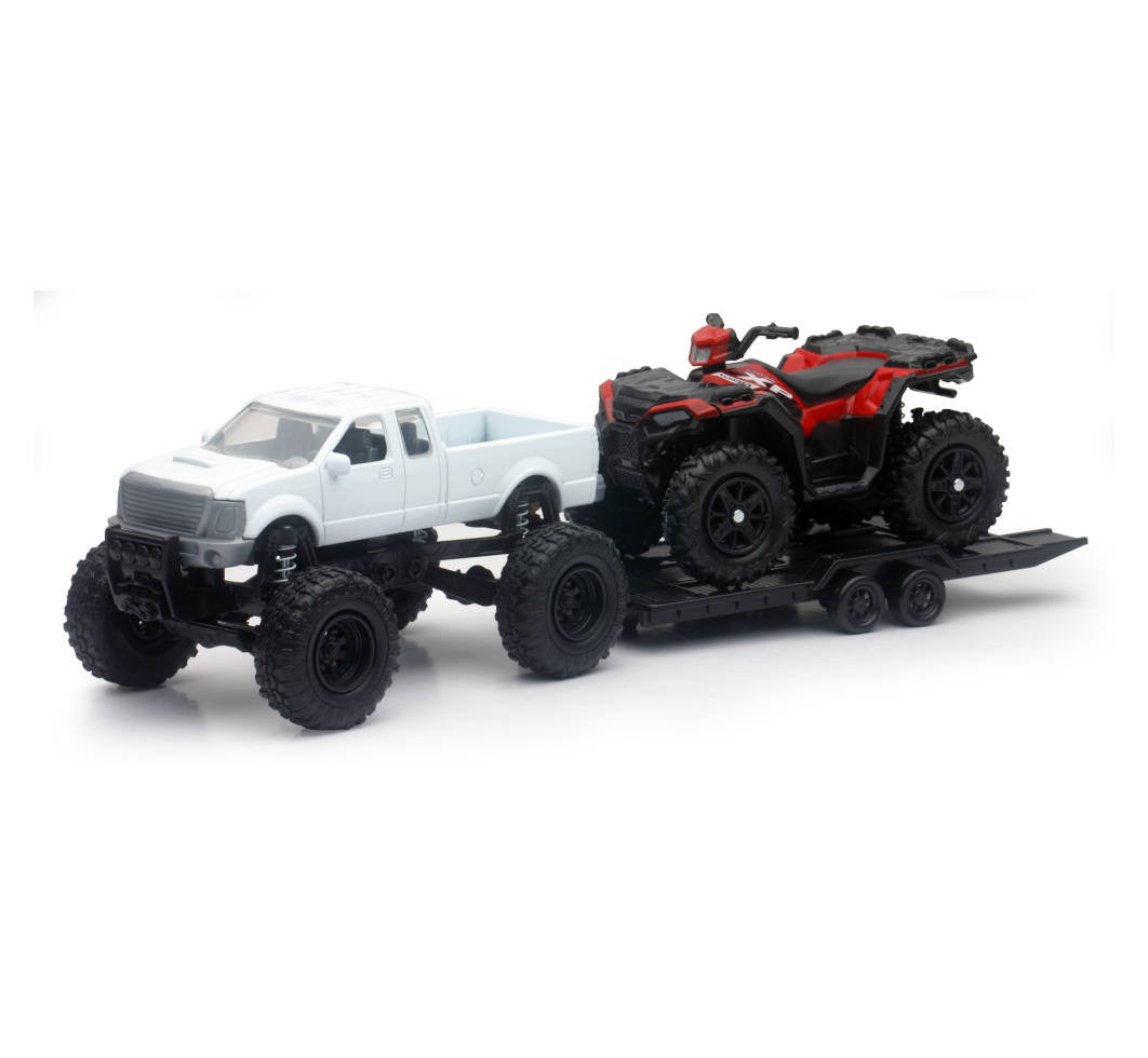 New Ray Toys 4x4 Truck/ATV Pick-Up Truck/Polaris Sportsman