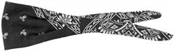 Schampa Old School Bandanna - Black Paisley