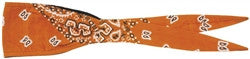 Schampa Old School Bandanna - Orange Paisley