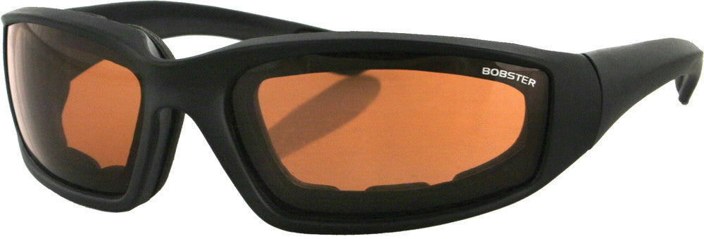 BOBSTER - ES214A - FOAMERZ SUNGLASSES 2 BLACK W/AMBER LENS