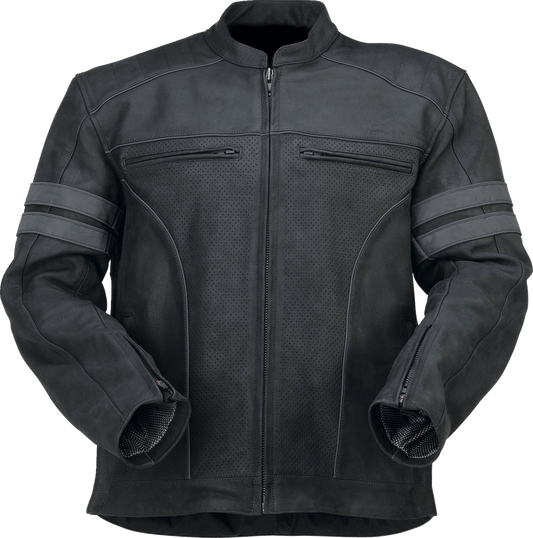 Z1R Remedy Leather Jacket Black