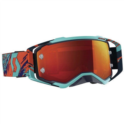 Scott Prospect Goggle - Blue/Orange - Orange Chrome Lens