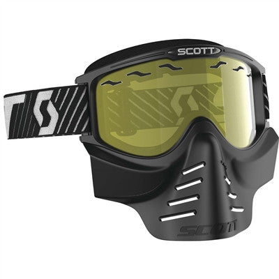 Scott 83X Safari Facemask Goggle - Black Yellow Lens