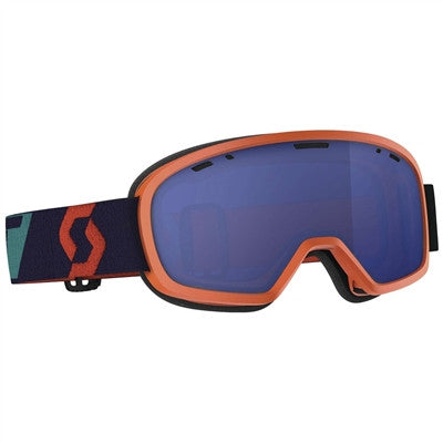 Scott Youth Buzz Pro Snow Cross Goggle - Orange/Blue Blue Lens