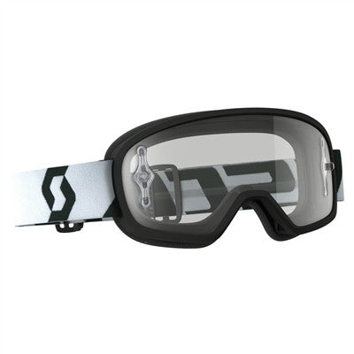 Scott Youth Buzz MX Pro Goggle - Black/White - Clear Works Len