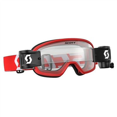 Scott Youth Buzz Works Film System Goggle - Red/White - Clear Works Len