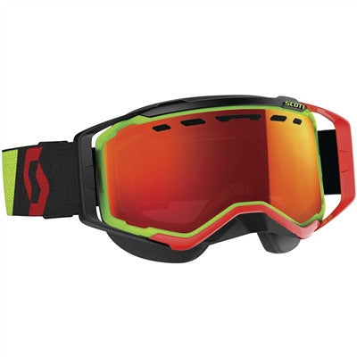 Scott Prospect Snow Cross Goggle - Yellow/Red Enhancer Red Chrome Lens