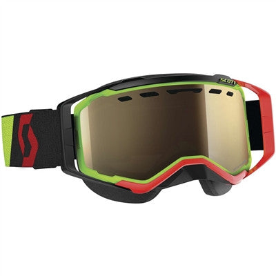 Scott Prospect Snow Cross Goggle - Yellow/Red Light Sensitive Bronze Chrome Lens