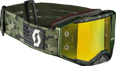 Scott Special Release Prospect Military Appreciation Goggle - Khaki Green/Yellow Chrome Lens