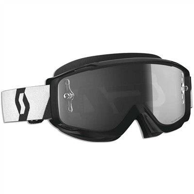 Scott Split OTG Goggle - Black/White - Light Sensitive Grey Lens