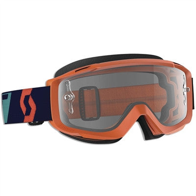 Scott Split OTG Goggle - Orange/Blue - Clear Lens