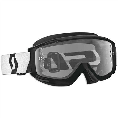 Scott Split OTG Goggle - Black/White Clear Lens